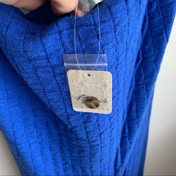 Free people royal blue knit, body on dress - Picture 7 of 10